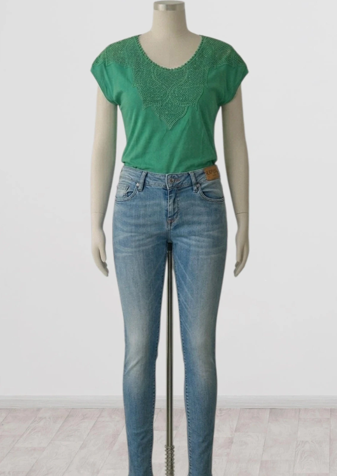 Light blue Kaporal jeans – Size L – Slim fit – Good condition – photo 2